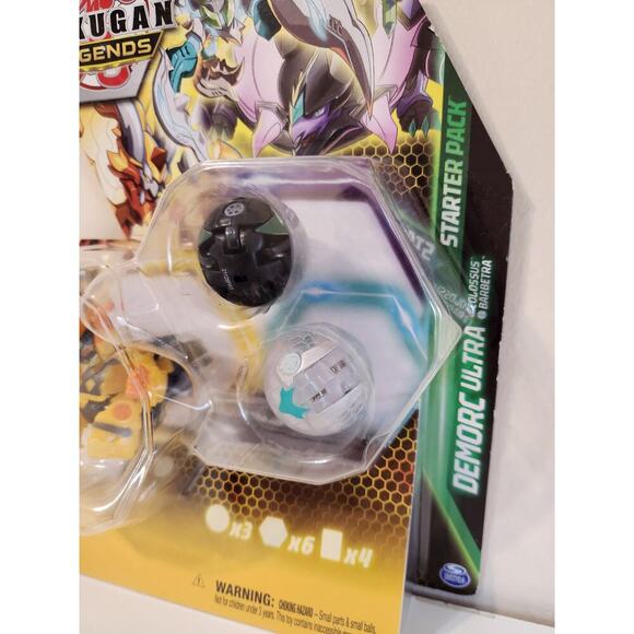 Demorc Ultra Starter Pack Colossus Barbetra Bakugan Legends Demorc Bakugan NEW - Picture 3 of 7